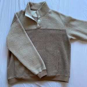 Outdoor Voices Men's Megafleece Snap Sweatshirt XL